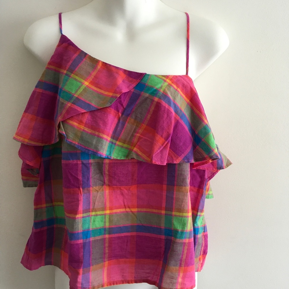 A New Day Plaid Camisole